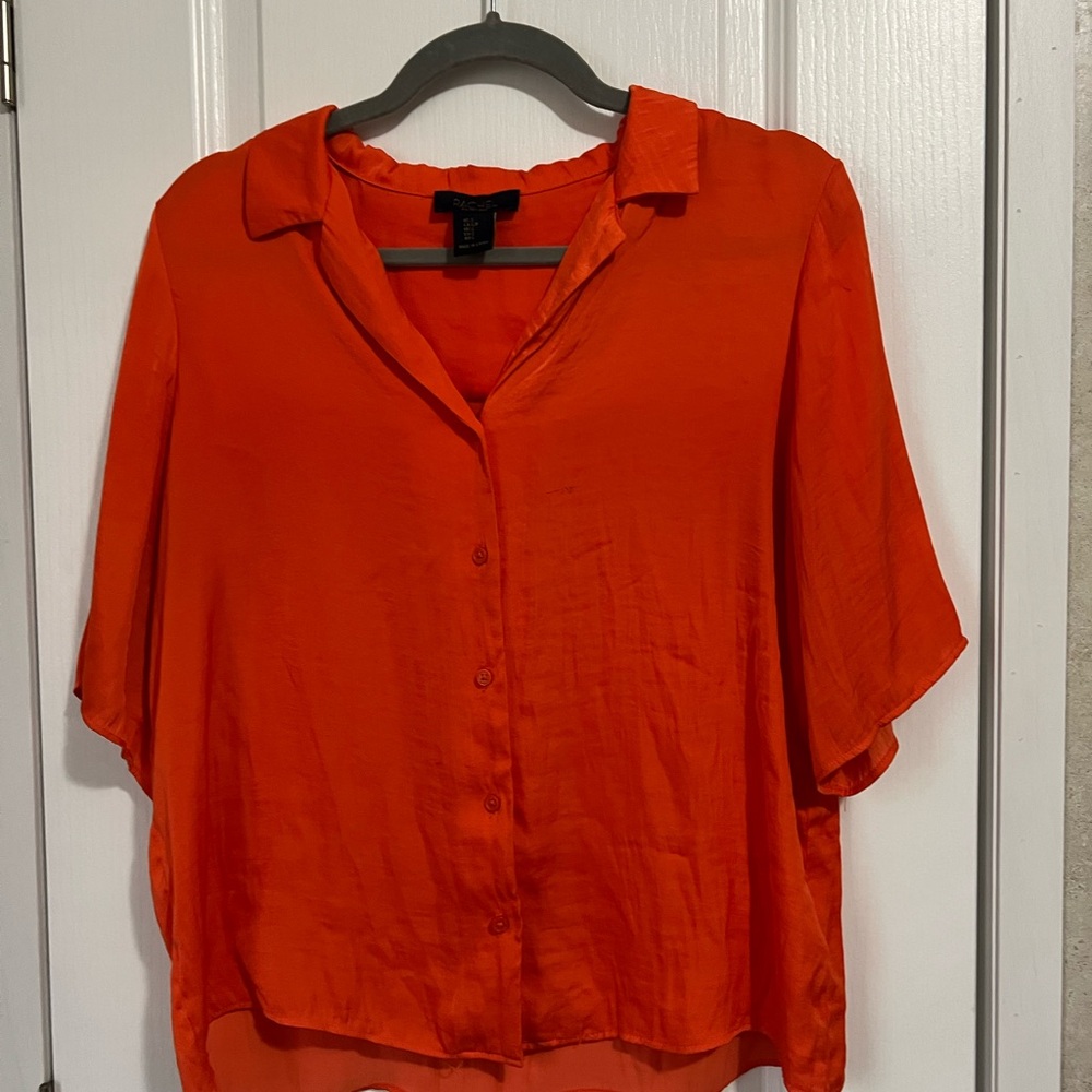 Women's Orange Blouse